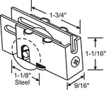 Sliding Door Roller Assembly Replacement for Patio Glass Door -1-1/8" Wheel (DR-135)