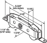 (DR-277-SS) P.E. Roller for Sliding Glass Doors with Steel Wheel