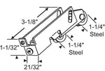 1-1/4 in., Steel Ball Bearing, C-Tab, Sliding Door Tandem Roller Assembly (DR-261)