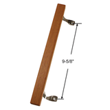 (DH-900) Wood Patio Door Handle w/ Chrome Bracket 2 Screws Included