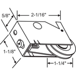 (DR-137-SP) Crossly Roller for Sliding Glass Doors