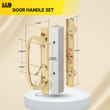 Sliding Patio Door Handle Set Sash Controls 2265- OFFSET (GOLD)
