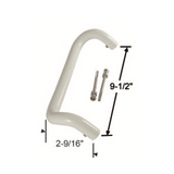 (DH-531-W) TM Product Patio Door Handle White, Tubular Handle Pull