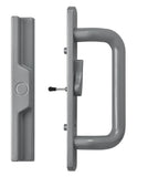 (DH-204-C-S) Windor Handle for Sliding Door - Center Latch, Silver
