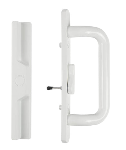 (DH-204-W) Windor Handle for Sliding Patio Door - Offset Latch, White