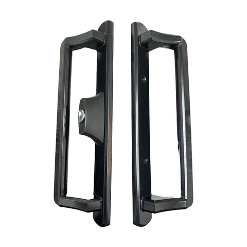 PGT Interior and Exterior Sliding Door Handle (Black) WITH LOCK AND KEY - Special Order Only