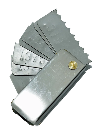 Garage Door Spring Measure Tool Commercial Pocket Wire Gauge (GDWGC) -0.319-.562