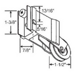 (DR-104-SP) PanAm Roller for Sliding Glass Doors
