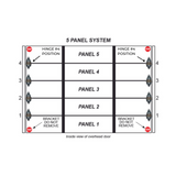 Garage Steel Replacement Hinge - #4