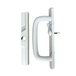 (DH-204-W) Windor Handle for Sliding Patio Door - Offset Latch, White